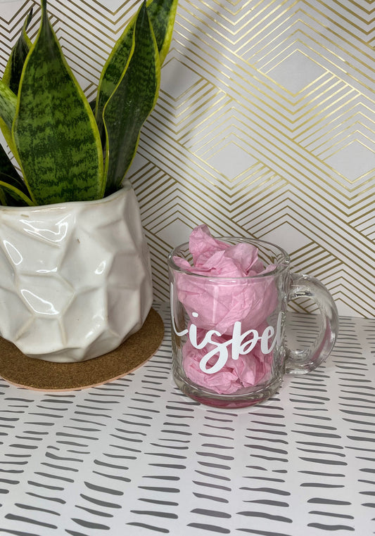 Custom Mom Life Glass Mug